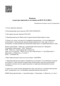 Фото лицензии клиники "Лидер Дент" - 1