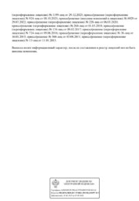 Фото лицензии клиники "Клиника Доктор" - 6